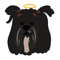 Happy Dog Sticker by Ann of Facedit