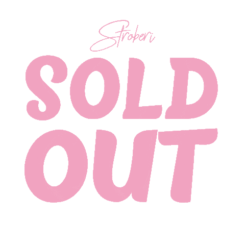 Shopping Soldout Sticker by Stroberi