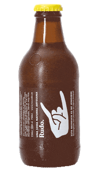 ruuudo beer bottle cerveza botella Sticker