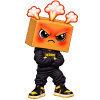 Angry Steam Sticker by JERRR Box