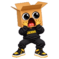 Shocked Scream Sticker by JERRR Box