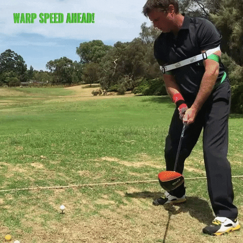 GolfPrecise57SwingTrainer giphygifmaker giphyattribution golf clinton balgera GIF