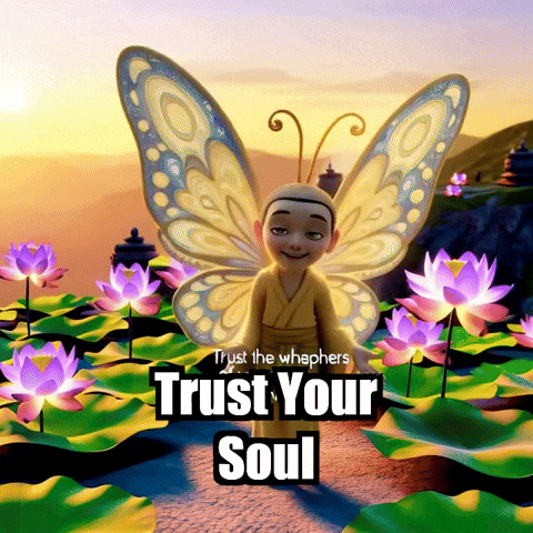 Wisdom Enlightenment GIF by BuddhaFlyJourney