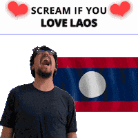 La Laos Sticker