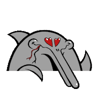 krinkywinky love wave valentine alien Sticker