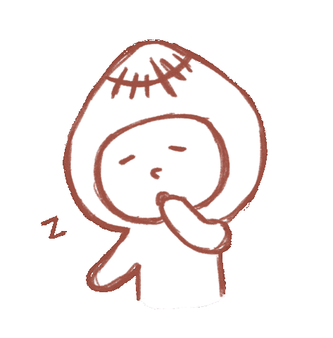 Tired Sleep Sticker