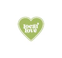 thelocalgalrd love heart local love local support Sticker