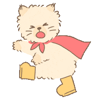 Cat Rain Sticker by koimoffee