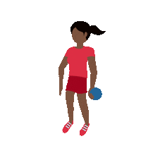 emojivid woman emoji handball playing Sticker