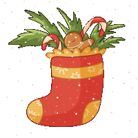 New Year Winter Sticker