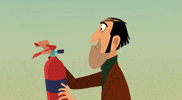 Fire Extinguisher Fail GIF by Kitty Is Not A Cat