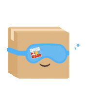 Sleep University Sticker by Door2Door Student Storage