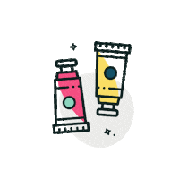 GetMessy get messy get messy art messy artist Sticker