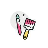 GetMessy get messy get messy art messy artist Sticker