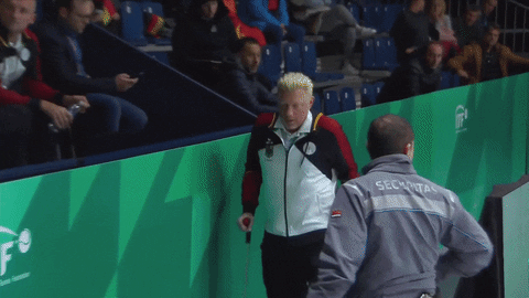 Germany Crutches GIF by Davis Cup by Rakuten Finals