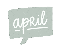 April April Spring Sticker
