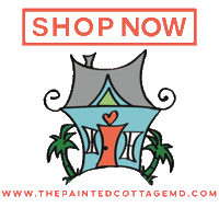 thepaintedcottage boutique shop online tpc the painted cottage Sticker