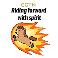 Spring Festival Thumbs Up Sticker by CGTN V-Studio