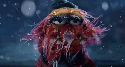 Snow Freezing GIF by Muppet Wiki