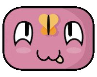 Eyes Butterfly Sticker