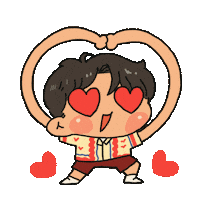 Heart Love Sticker by AJ