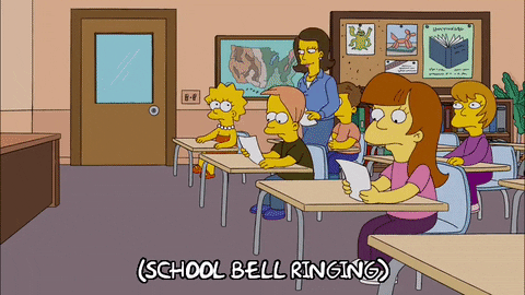 Lisa Simpson Class GIF by The Simpsons