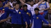 happy golden state warriors GIF by NBA