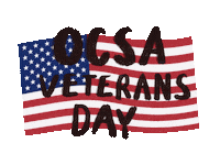 Veterans Day Sticker by OCSA Leadership