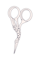 Fashion Sowing Sticker by Ana Pérez López