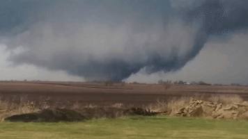 Giant Tornado Rips Through Rochelle, Illinois