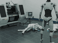 Bpiskorik horror scary creepy robot GIF