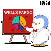 Wells Fargo Penguin Sticker by Pudgy Penguins