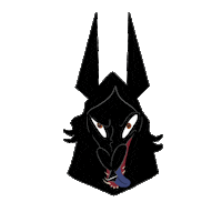 mornm head wolf werewolf mnm Sticker