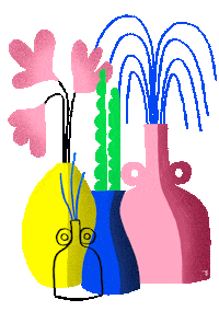 Happy Home Flower Sticker by ed_illustrates