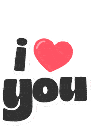I Love You Sticker