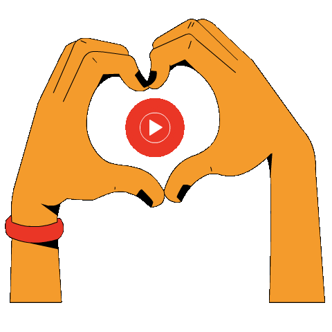 Heart Love Sticker by YouTube