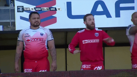 fc grenoble finger GIF by FCG Rugby