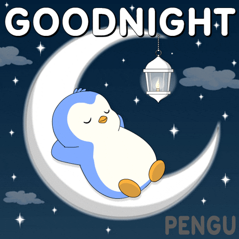 Sleepy Good Night GIF by Pudgy Penguins