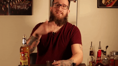 Alcohol Reaction GIF by Overdrive Reality