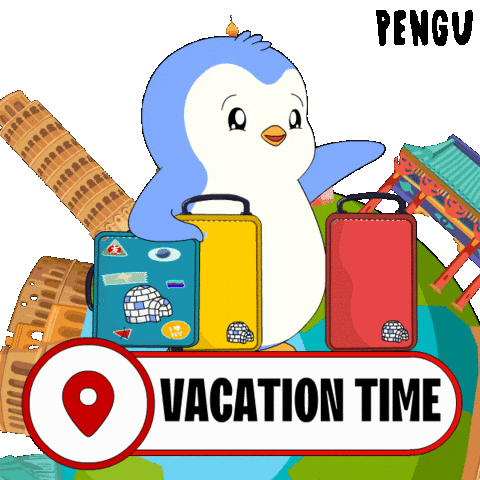 Relaxed Summer Sticker by Pudgy Penguins