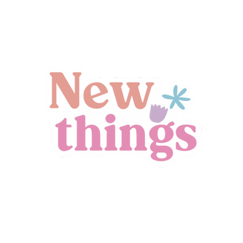 New Things Sticker by Poco Posy