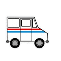Happy Mail Mailman Sticker
