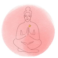 Inner Peace Love Sticker by scholzydesign