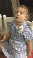 Young Girl Falls Asleep With Pet Rat