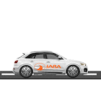 Orange Madrid Sticker by Laraaeronautica
