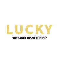 bykarolinameschino sparkle lucky bykarolinameschino meschino Sticker