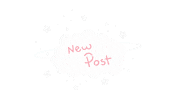 New Post Stars Sticker