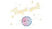 MinthIllustrations happy cute kawaii thank you Sticker