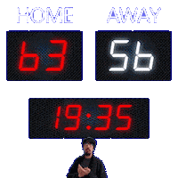 56 Away Sticker