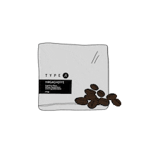 Coffee Beans Sticker by Type A Coffee